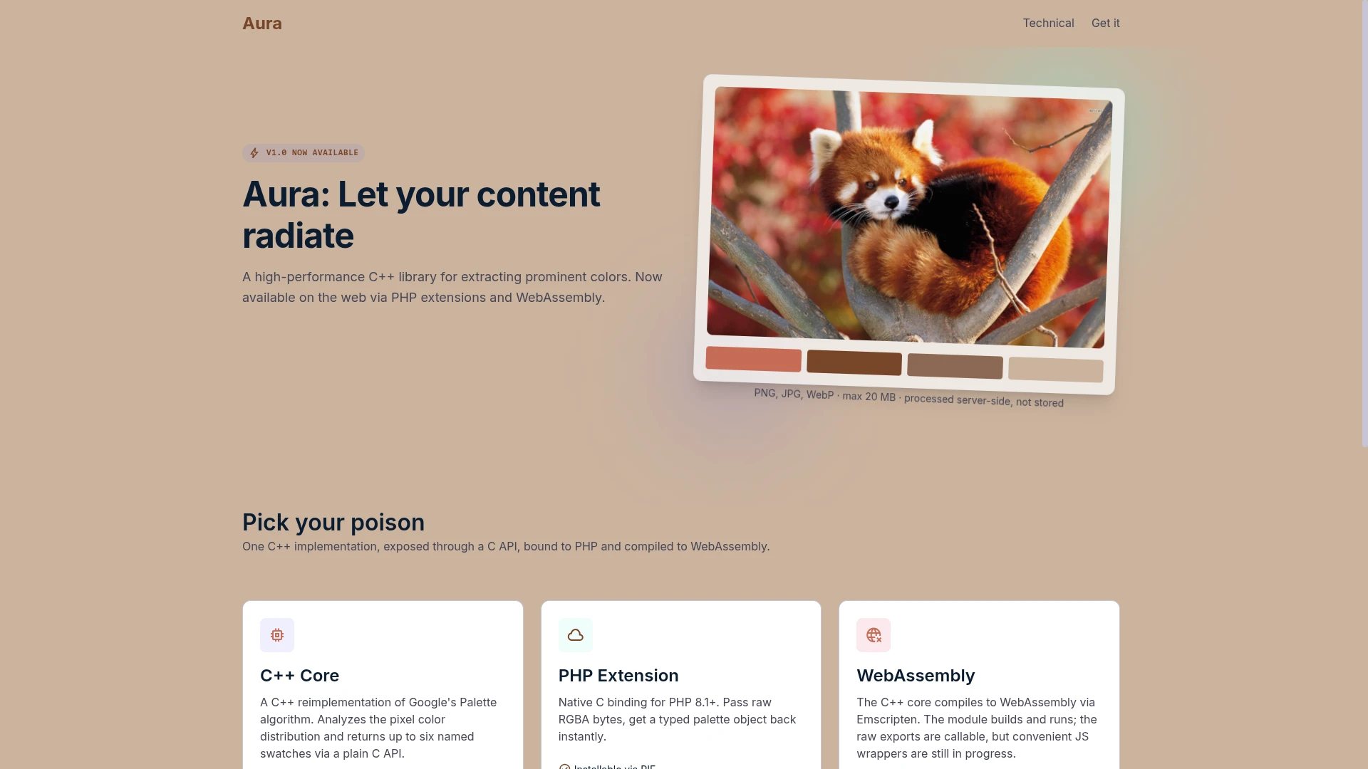 Aura screenshot